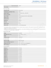 TR4-SFM01C Datasheet Page 3