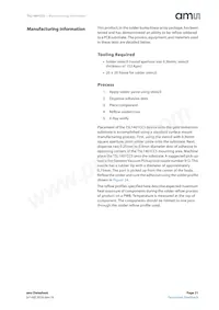 TSL1401CCS-LF Datasheet Page 21