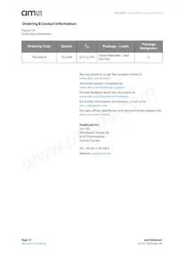 TSL235RSM-LF Datasheet Pagina 12