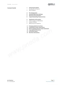 TSL235RSM-LF Datasheet Pagina 17