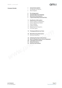 TSL237T Datasheet Pagina 23