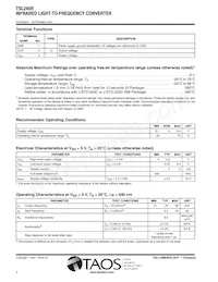 TSL245RSM-LF Datasheet Page 2
