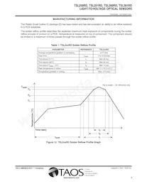 TSL261RD-TR Datasheet Page 9