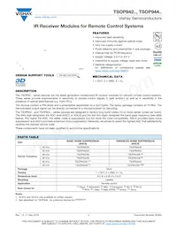 TSOP94456 Datasheet Cover