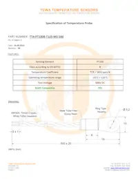 TT4-PT100B-T125-M5-500 Datasheet Cover