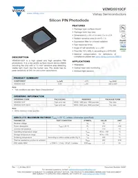 VEMD5510CF-GS15 Datasheet Cover