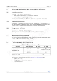 VL53L1CBV0FY/1 Datasheet Page 16