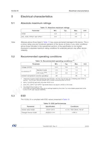 VL53L1CBV0FY/1 Datasheet Page 23