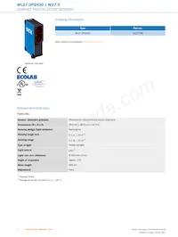 WL27-3P2430 Datasheet Page 2