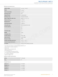 WL27-3P2430 Datasheet Page 3