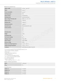 WL27-3P2451 Datasheet Pagina 3