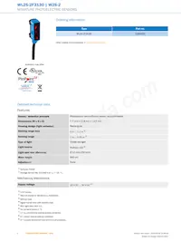 WL2S-2F3130 Datasheet Pagina 2