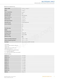 WL4-3F2130 Datasheet Page 3