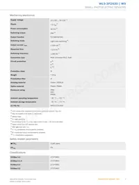 WL9-3P2430 Datasheet Pagina 3