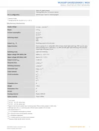 WLA16P-1H162100A00 Datasheet Page 3