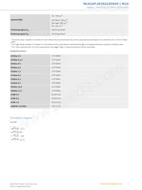 WLA16P-24162100A00 Datasheet Page 5