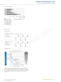 WLA16P-2416210BA00 Datasheet Page 9