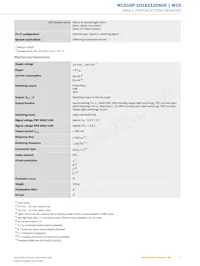 WLG16P-1H162120A00 Datasheet Page 3