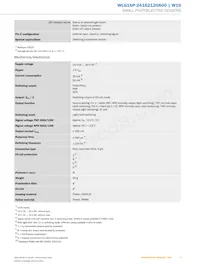 WLG16P-24162120A00 Datasheet Pagina 3