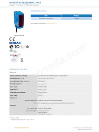 WLG16P-34162120A00 Datasheet Pagina 2