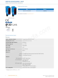 WSE16I-24162100A00 Datasheet Pagina 2