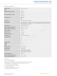 WSE16I-24162100A00 Datasheet Page 3