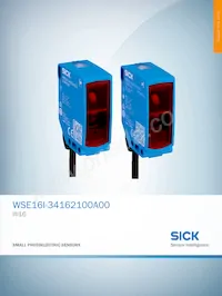 WSE16I-34162100A00 데이터 시트 표지