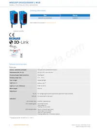 WSE16P-1H162100A00 Datasheet Page 2