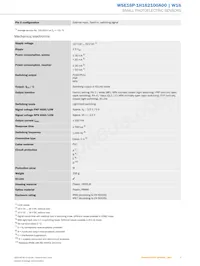 WSE16P-1H162100A00 Datasheet Page 3