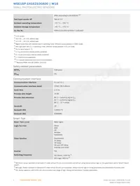 WSE16P-1H162100A00 Datasheet Page 4