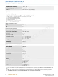 WSE16P-24162100A00 Datasheet Page 4