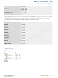 WSE16P-24162100A00 Datasheet Page 5