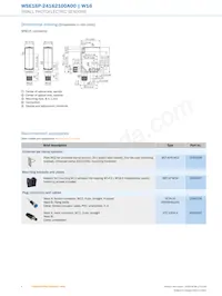 WSE16P-24162100A00 Datasheet Page 8