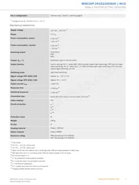 WSE16P-34162100A00 Datasheet Page 3