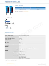 WSE26I-1H162100A00 Datasheet Page 2