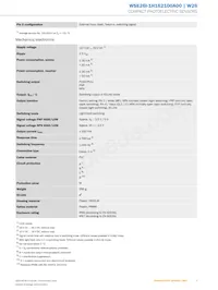 WSE26I-1H162100A00 Datasheet Pagina 3