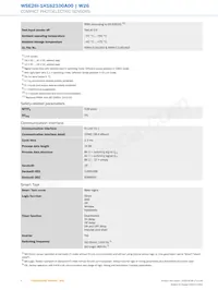 WSE26I-1H162100A00 Datasheet Page 4