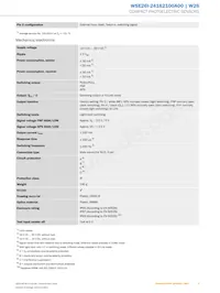 WSE26I-24162100A00 Datasheet Pagina 3