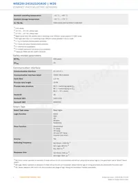 WSE26I-24162100A00 Datasheet Pagina 4