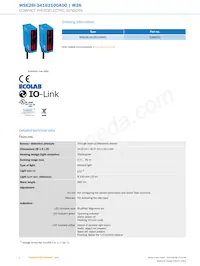 WSE26I-34162100A00 Datasheet Pagina 2