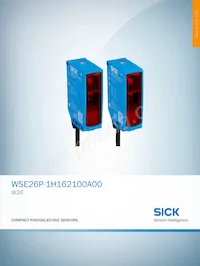 WSE26P-1H162100A00 Datasheet Cover