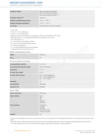 WSE26P-1H162100A00 Datasheet Page 4