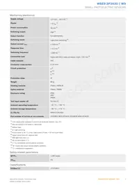 WSE9-3P3430 Datasheet Page 3