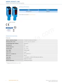 WSE9L-3P2437 Datasheet Page 2