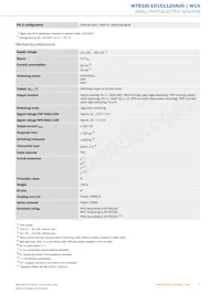 WTB16I-1H161120A00 Datasheet Page 3