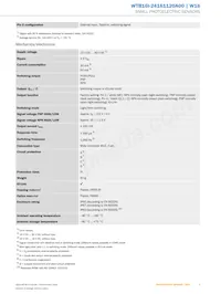 WTB16I-24161120A00 Datasheet Pagina 3