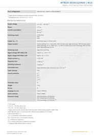 WTB16I-34161120A00 Datasheet Pagina 3