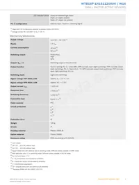 WTB16P-1H161120A00 Datasheet Page 3