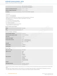 WTB16P-1H161120A00 Datasheet Page 4