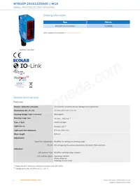 WTB16P-24161220A00 Datasheet Page 2